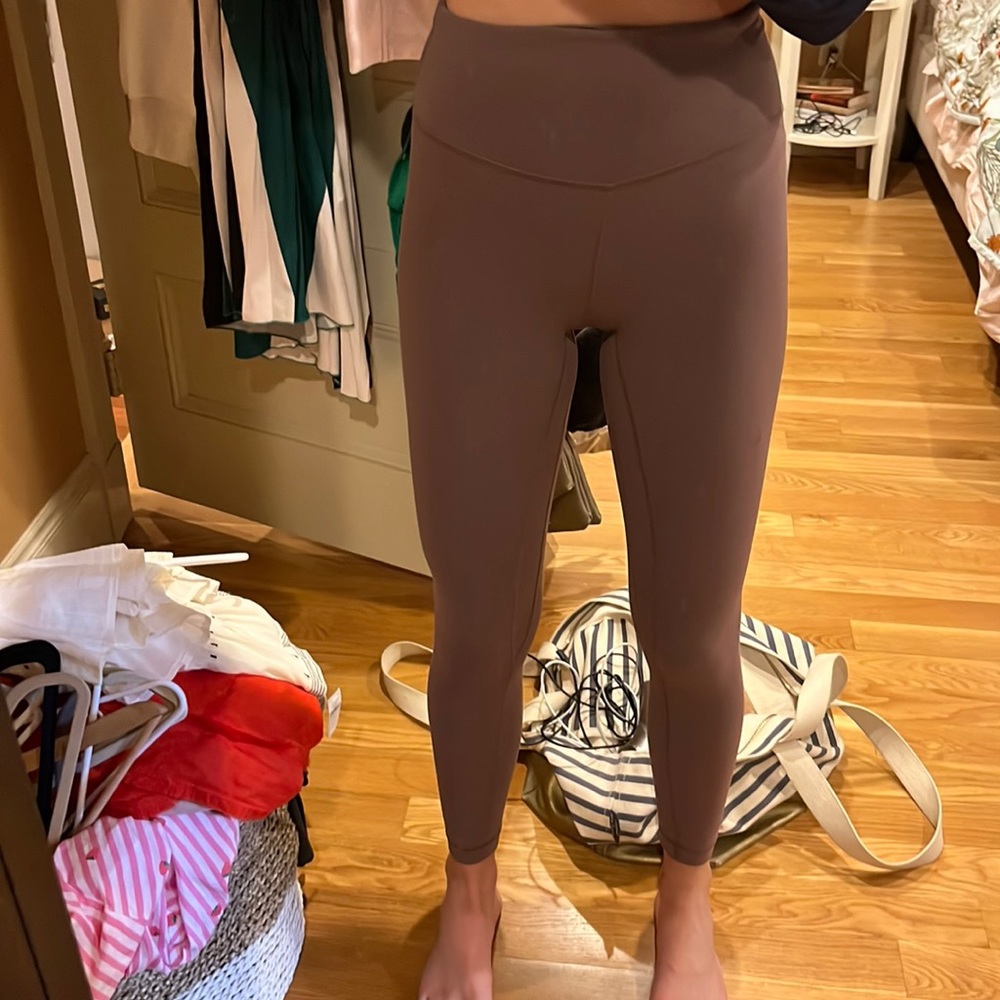 mauve lulu lemon alight leggings